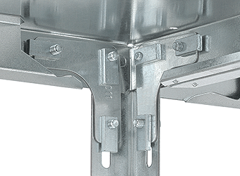 Aktenregal Schraubsystem Detail Bild verschraububg Aktenregal Schraubsystem Detail Bild verschraububg