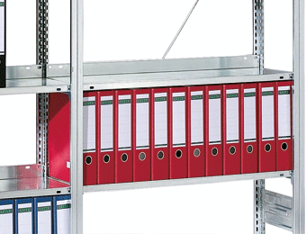 Aktenregal Stecksystem einseitig Detail Bild Aktenregal Stecksystem einseitig Detail Bild